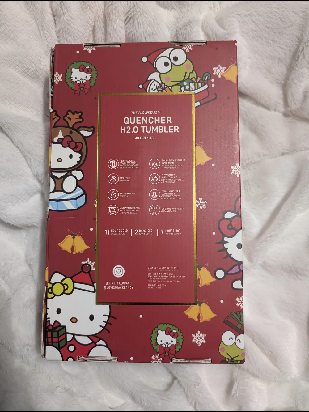 Stanley Red Hello Kitty Holiday Travel Mug